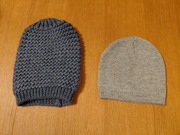 ZESTAW 2 Czapek Damskich - 4F + Wełna / Alpaka (Made in Italy)