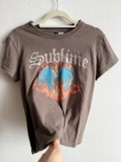 T-shirt H&M – Sublime niebieskie serce bez wad