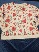 Bluza carry M deszcz serca szara