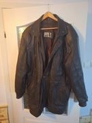 Kurtka skórzana,prawdziwa skóra brązowy XXL