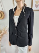 Czarna klasyczna Marynarka żakiet bawełna United colors of Benetton S