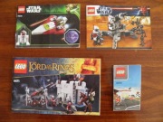 Instrukcje Lego  Władca pierścieni Star Wars i F1