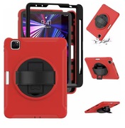 Etui Case Plecki na Apple iPad 11 PRO / AIR 4/5 10,9 RED BLACK + GRATIS
