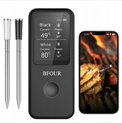 BFOUR Termometr Bezprzewodowy Bluetooth Do Grilla i Piekarnika Wodoodporny