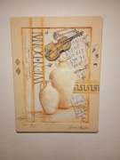 Duży Obraz II Wazy / Dwa dzbany Sygnowany Claudia Ancilotti