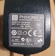 Oryginalny zasilacz sieciowy Phihong PSA15R-050P 5V 3A