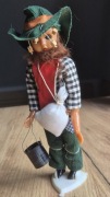 Stara lalka vintage celuloid wędrowiec laleczka figurka retro PRL 