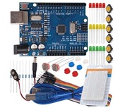 Zestaw UNO R3  - UNO R3 CH340 - 46 elementów - Zgodny z Arduino