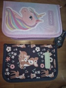 Piórniki nowe szkolne dla dziewczynki