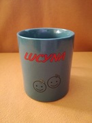 Kubek,garnuszek ceramiczny imienny LUCYNA