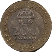 Portugalia 200 escudos z 1998 roku - OBEJRZYJ MOJĄ OFERTĘ