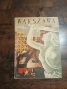 Album fotografii WARSZAWA 1950 ilustracja na okładce Szancer 