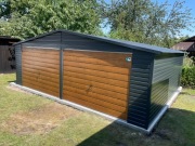 Garaż blaszany, wiata. WZMOCNIONY PROFILAMI. Producent. CAŁA POLSKA