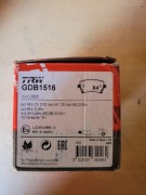 Klocki hamulcowe tył TRW GDB 1516