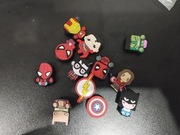 Jibbitz Charms Przypinki Spinki Crocs Marvel Avengers Iron Man Spider Man