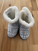 H&M super buciki niechodki 9-12m NOWE fajniutkie ocieplane futerkiem