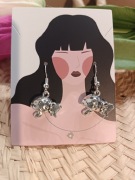 Kolczyki Muchomor i motylek dzień kobiet, walentynki dzień mamy 