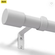 Sprzedam nowy karnisz drążek do zasłon biały 76-380 cm regulowany, 19 mm