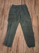 nowe bawełniane spodnie w kolorze khaki na wzrost 185 cm brak metki