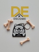 Personalizowany brelok z psem, Szpic miniaturowy