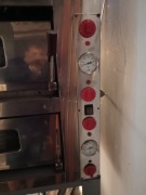 Piec do pizzy włoski dwukomorowy z podstawą 400V
