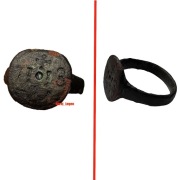 Pierścień Jezuitów Z Wybitą Datą 1713 Bardzo Rzadki Jedyny 