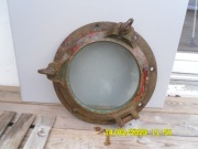 bulaj mosiezny  ze statku oraz szperacz mosiezny