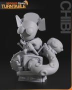 Figurka druk 3D żywica " Chibi Gir - Invader Zim - F1570 " -  Chibi