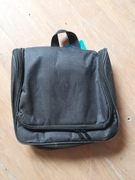 Kosmetyczka podróżna z lusterkiem czarna 