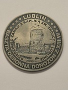 Lublin. Fi 50 mm. Miedź srebrzona ox. Gyges