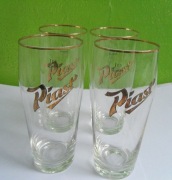 Zestaw 4 szklanek do piwa / Piast