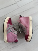 Emel Roczki 22 buty dziecięce skóra naturalna różowe fuksja suwak