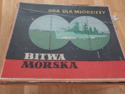 GRA PLANSZOWA BITWA MORSKA LATA 60 PRL SP- WISŁA WARSZAWA
