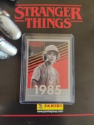 121 Dustin 1985 Silver Uszkodzona Stranger Things Card Panini Netflix 