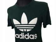 *III T-SHIRT MĘSKI ADIDAS BUTELKOWA ZIELEŃ S BAWEŁNA 100%