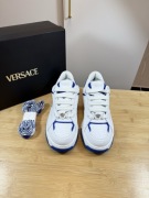 Sneakersy Versace Greca biało niebieskie rozmiar 42 wkładka 28 cm 