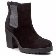 Botki czarne Tommy Hilfiger