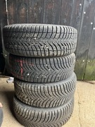 Komplet felgi stalowe plus opony zimowe bieżnikowane 205/55 R16 - Używane 