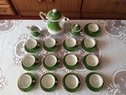 Serwis porcelanowy kawowo-herbaciany KAROLINA z lat 70-tych