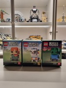 Lego MINECRAFT BrickHeadz - 40624, 40625, 40626 Zestaw - Nowy