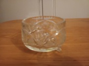 Kryształowa cukiernica z prl