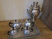 Samowar ZSRR zestaw do kawy herbaty PRL