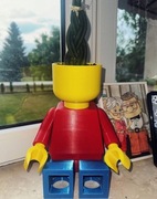 Doniczka 3D - Ludzik LEGO