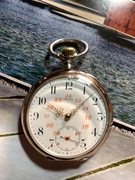 Zegarek kieszonkowy Omega srebro 51mm 