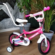 Rower dziecięcy FREEROAD Lara 12 cali Różowy