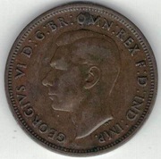 149 Wielka Brytania 1/2 pensa half penny 1938