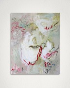 Obraz abstrakcyjny na płótnie 50x40 - akryl + pastele na płótnie