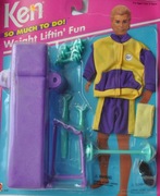 ubranko dla lalki barbie KEN WEIGHT LIFTIN' FUN
