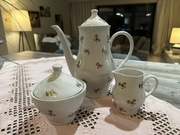 Porcelanowe duo, Stadtlengsfeld dzbanek, cukiernica