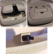 3x ZATRZASK SCHOWEK Podsufitka SMax Fusion Mondeo mk5